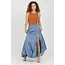 Angie Angie Maxi Skirt w/ Eyelets and High Slit SWDOT (26P74)