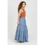 Angie Angie Maxi Skirt w/ Eyelets and High Slit SWDOT (26P74)