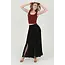 Angie Double Slit Maxi Skirt (B6A55)