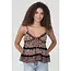 Angie Angie V-Neck Lace Trim Tank Top (C2C99)