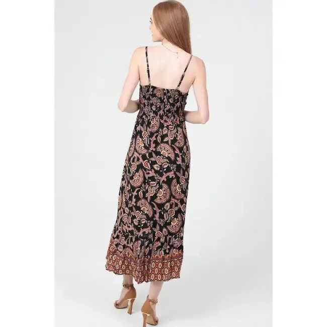 Angie Spag Strap Dress with Twist Front (C4J82)