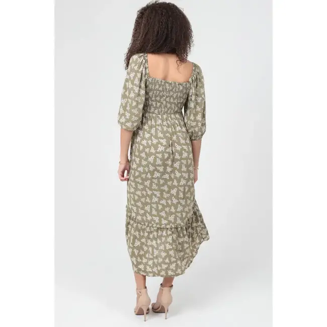 Angie Angie Long Sleeve Maxi Dress (C4K36)