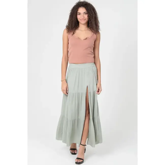 Angie Angie Maxi Skirt With Side Slits (26N20)