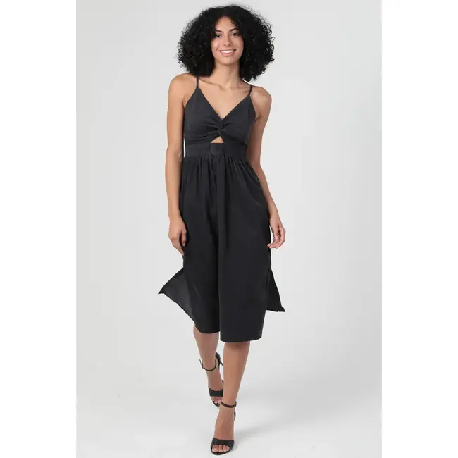 Angie Twist Front Maxi Dress (F4J10)
