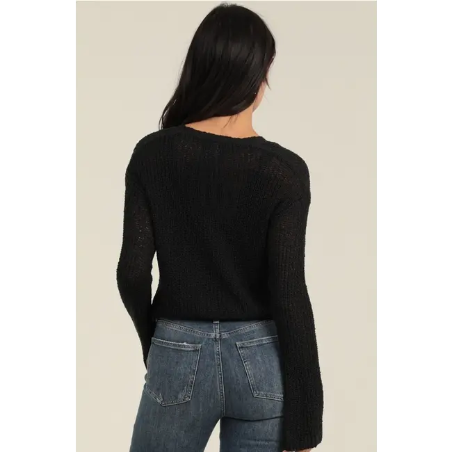 Angie Angie Cropped Button Front Cardigan (XHT52)