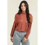 Angie Angie Long Sleeve Cowl Neck Sweater (XHT60)