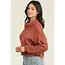 Angie Angie Long Sleeve Cowl Neck Sweater (XHT60)