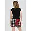 Angie Angie Plaid Flannel Short (BS879)