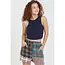 Angie Angie Plaid Flannel Short (BS879)