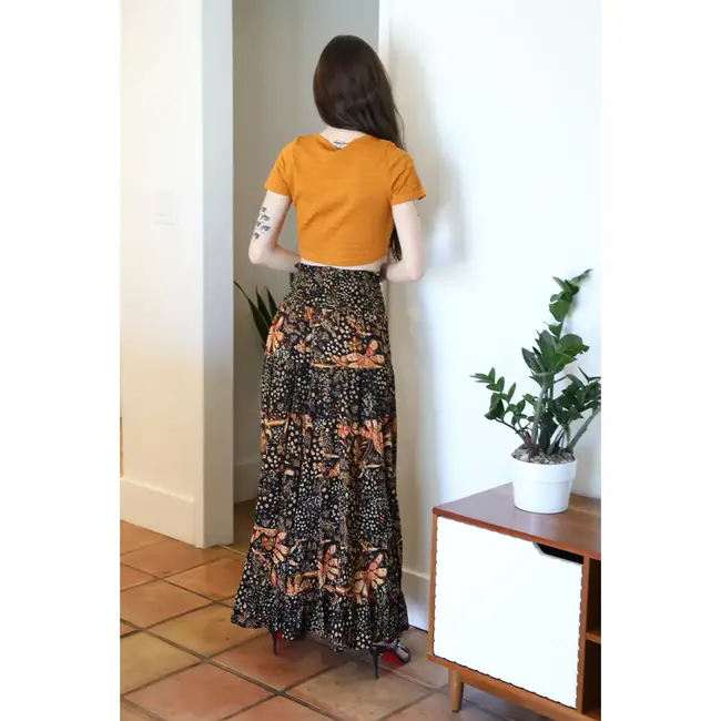 Angie Angie Tiered Skirt Smock Waist (26P57)