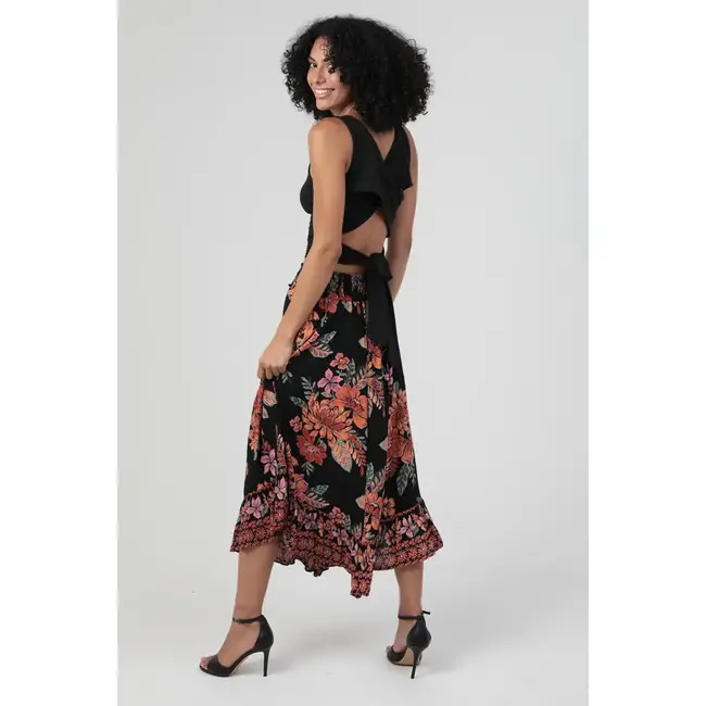 Angie Angie Ruffle Hem Maxi Skirt (26P93)