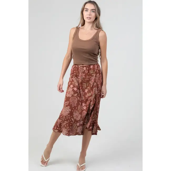 Angie Skirt with Ruffle (B6E89)