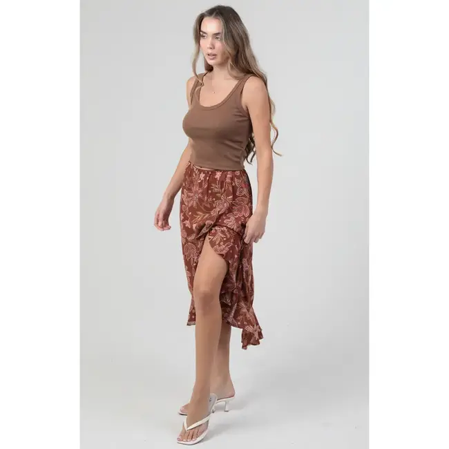 Angie Angie Skirt with Ruffle (B6E89)