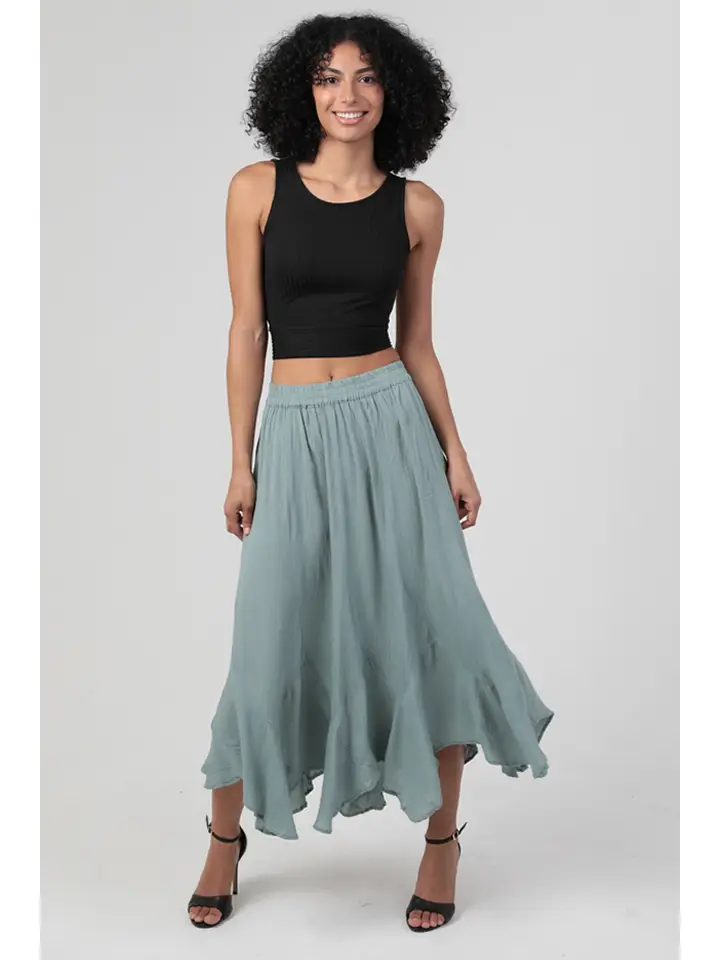 HAENGNAE ヘンネOMOCHI VOLUMINOUS MIDI SKIRT HAENGNAE（ヘンネ）の「OMOCHI VOLUMINOUS MIDI SKIRT（スカート