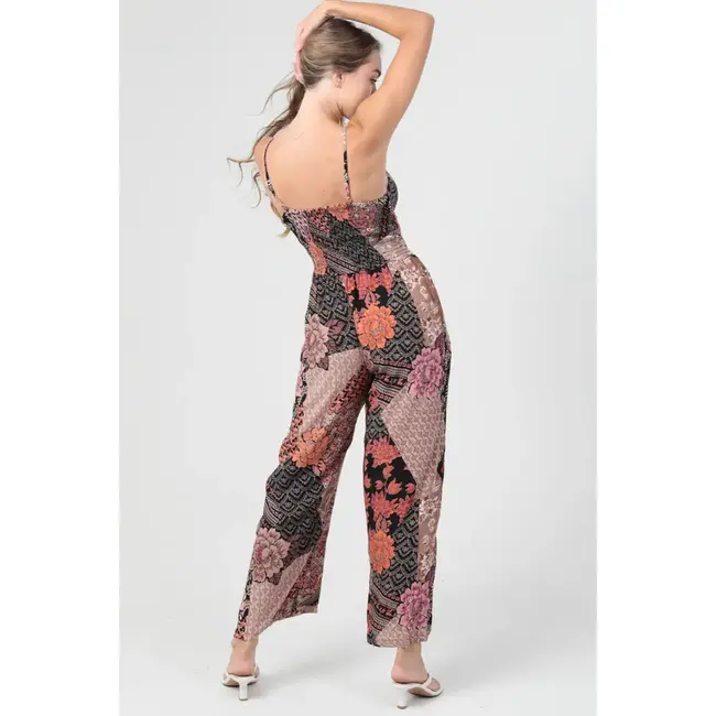Angie Angie Twist keyhole Jumpsuit (B5A42)