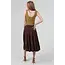 Angie Smock Waist Midi Skirt (B6A73)