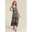 Angie Deep V-Neck Maxi (F4F48)