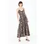 Angie Angie V Neck Dress w/Smocked Sides (F4B70)
