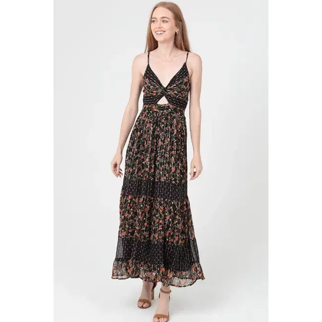 Angie Peek-A-Boo Maxi Dress (F4F50) - Creations Boutique
