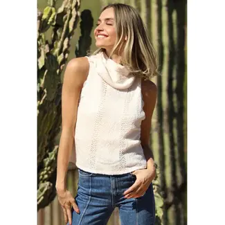 Angie Angie Cowl Neck Sleeveless Swtr Top (XHR21) ASIS