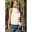 Angie Angie Cowl Neck Sleeveless Swtr Top (XHR21) ASIS
