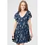 Angie Angie SS Floral Smocked Bodice Dress (C4937)
