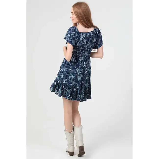 Angie Angie SS Smocked Dress(C4937)