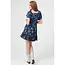 Angie Angie SS Floral Smocked Bodice Dress (C4937)