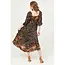 Angie Angie Twist Front LS Maxi Dress (C4A42)