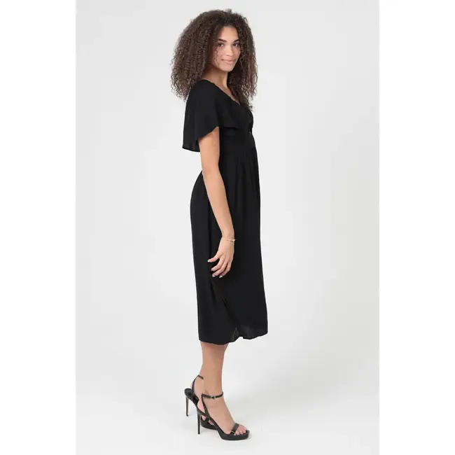 Angie Angie Flutter Slv Midi Dress (C4D11)