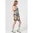 Angie Angie Wrap Dress w/ Lace Edging (C4F54)