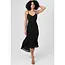 Angie Angie Hi Lo Dress w/Trim (C4G99)