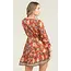 Angie V-Neck w/Tassles Tiered Dress (F4E62)