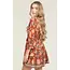 Angie V-Neck w/Tassles Tiered Dress (F4E62)