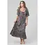 Angie Angie L/S Tie Back Maxi Dress (F4K33)