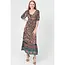 Angie Angie L/S Tie Back Maxi Dress (F4K33)