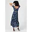 Angie Angie Smocked Bodice Twist Back Maxi Dress (F4K79)