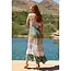 Angie Smocked Sleeveless Maxi Dress (C4D78)