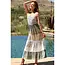 Angie Smocked Sleeveless Maxi Dress (C4D78)