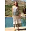 Angie Smocked Sleeveless Maxi Dress (C4D78)
