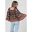 Angie Angie Bell Slv Smocked Top (C2584)