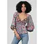 Angie Angie Long Sleeve Top With Crochet Detail (C2D02)