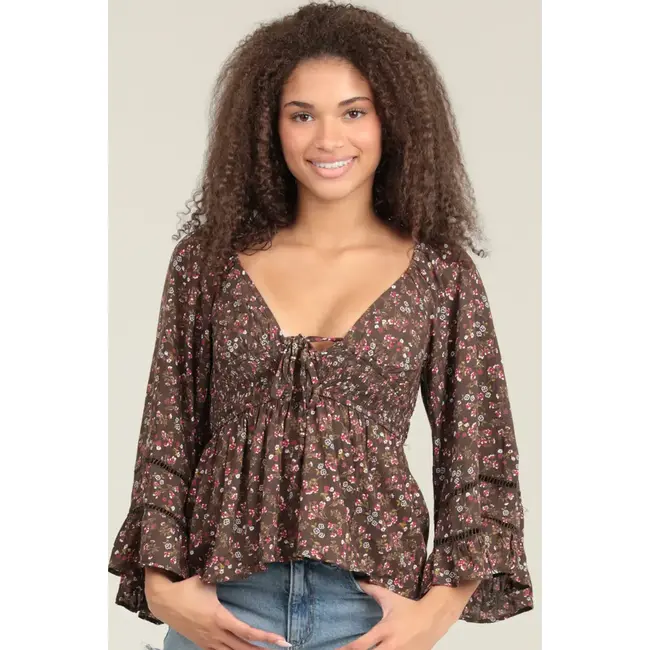 Angie Angie LS with a Front Bow and Smocking (C2D54)