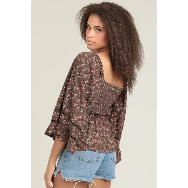 Angie Angie LS with a Front Bow and Smocking (C2D54)