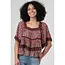 Angie Crochet Trim Top (C2D59)