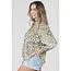 Angie Angie Long Sleeve V-Neck Top  (C2E26)