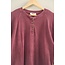 Double Zero Double Zero Mineral Washed Henley Waffle Raglan Sleeve Top (DZ25C923)