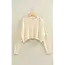 Double Zero Double Zero Cropped Knit Sweater with Crew Neck (DZ25C944)