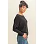 Double Zero Double Zero Long Sleeve Batwing Top (DZ25E181)