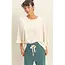 Double Zero Double Zero Batwing 3/4 Sleeve Oversized Top (DZ25E133)